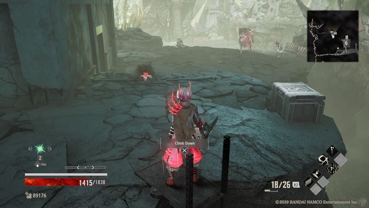 Below are three enemies - Military Storehouse | Code Vein Walkthrough - Memories of... - Code Vein Guide