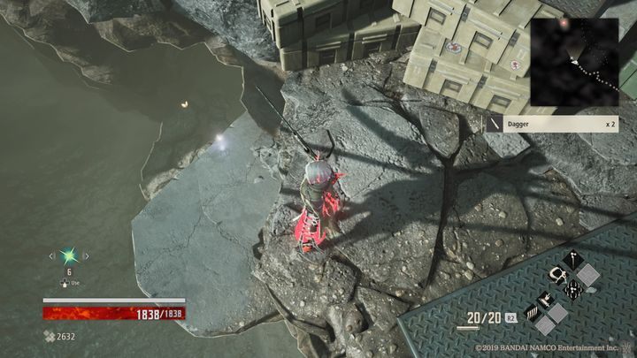 Jump lower, cross the grotto where the opponent is located - Research Facility Area | Code Vein Walkthrough - Memories of... - Code Vein Guide