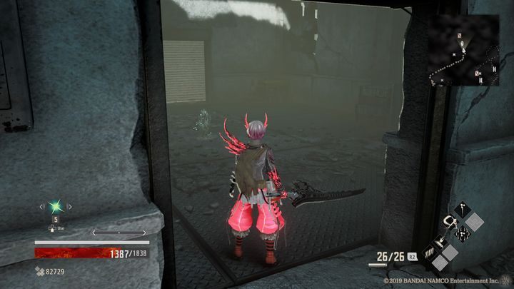 Go straight ahead - Research Facility Area | Code Vein Walkthrough - Memories of... - Code Vein Guide