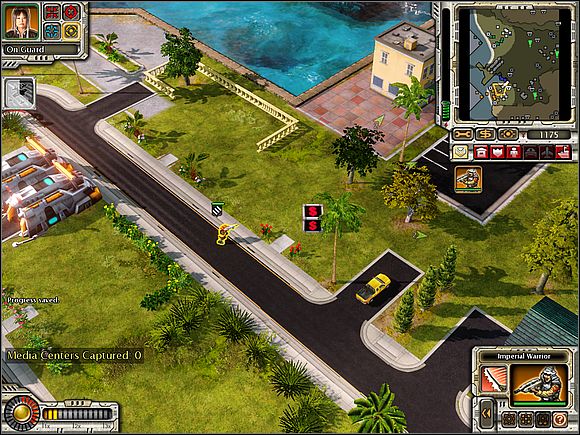 Build towers in this place. - Empire of The Rising Sun - Santa Monica - Empire of The Rising Sun - Command & Conquer: Red Alert 3 - Game Guide and Walkthrough