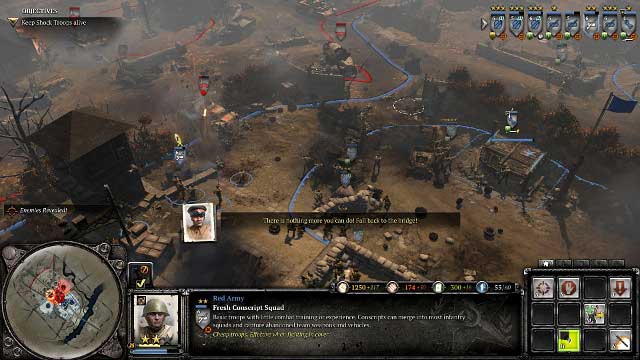 Further defense will be impossible and you need to retreat - Mission 02 - Scorched Earth - The Campaign Mode - Company of Heroes 2 - Game Guide and Walkthrough