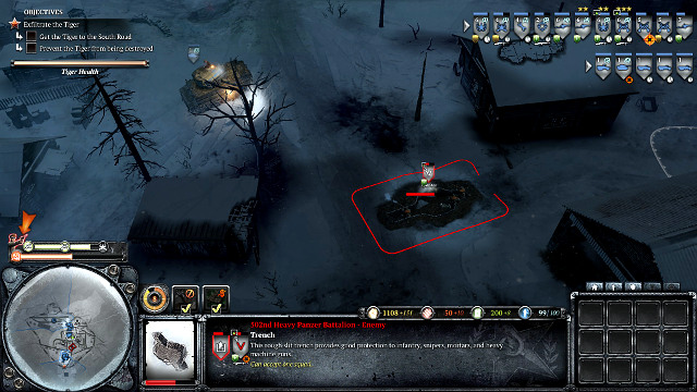IT is worthwhile to make use of the tank's offensive capabilities - Mission 08 - Tiger Hunting - The Campaign Mode - Company of Heroes 2 - Game Guide and Walkthrough