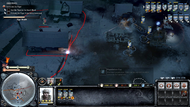 Engineers can repair tanks during battles - Mission 08 - Tiger Hunting - The Campaign Mode - Company of Heroes 2 - Game Guide and Walkthrough