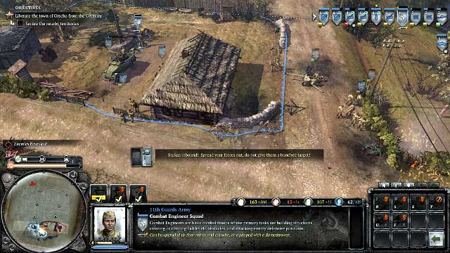 The German Stuka will perform regular air raids - Mission 09 - Radio Silence - The Campaign Mode - Company of Heroes 2 - Game Guide and Walkthrough