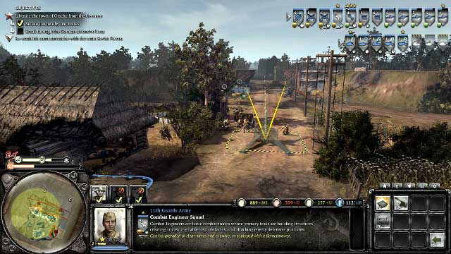 The engineers are able to put up a special, secret weapon, an ML-20 Gun-Mortar - Mission 09 - Radio Silence - The Campaign Mode - Company of Heroes 2 - Game Guide and Walkthrough