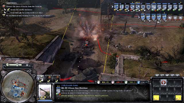 ML-20 will crush the enemy defenses with ease - Mission 09 - Radio Silence - The Campaign Mode - Company of Heroes 2 - Game Guide and Walkthrough