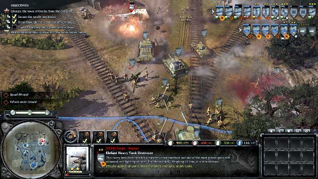 The entire fire should be focused, first of all on the Elephant - Mission 09 - Radio Silence - The Campaign Mode - Company of Heroes 2 - Game Guide and Walkthrough