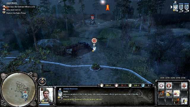 To the South of the captured point, there is a truck - Mission 11 - Behind Enemy Lines - The Campaign Mode - Company of Heroes 2 - Game Guide and Walkthrough