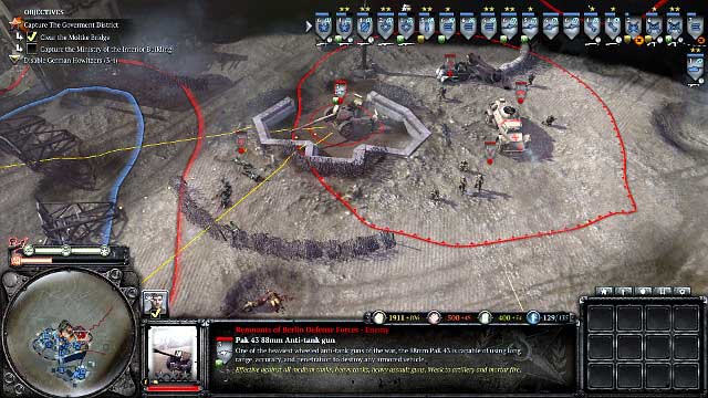 PaK-43 can easily cut through tank armor - Mission 14 - Reichstag - The Campaign Mode - Company of Heroes 2 - Game Guide and Walkthrough