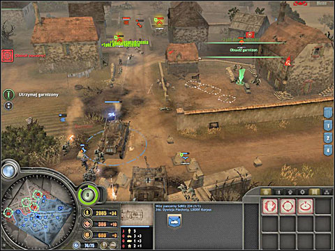 In the meantime you will be given and additional task: build fortifications in the places showed by the orange arrows (both crossing and the main bridge) - Campaign