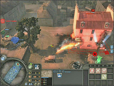 After you get rid of the enemies from the area, your yellow allies will begin to neutralise the strategic point and afterwards to take it over (a gray bar showing the progress will appear) - Campaign