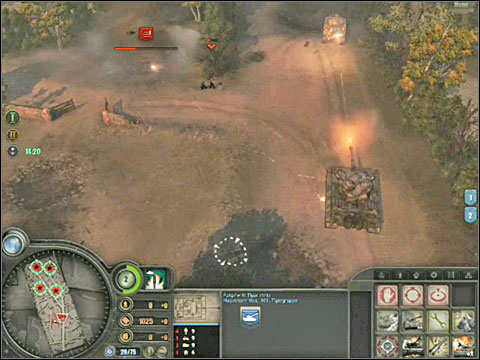 There are also some (I have counted 3-4) reinforced posts with British 17-pound anti-tank cannons - Campaign