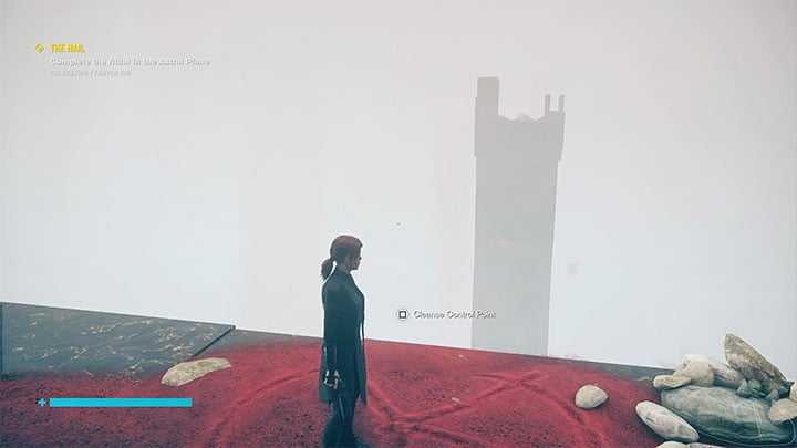 Continue climbing and destroy crystals in order to lower the platforms - Control: The Nail, Canyon Rim and Research Site Gamma - walkthrough - Walkthrough - Control Guide