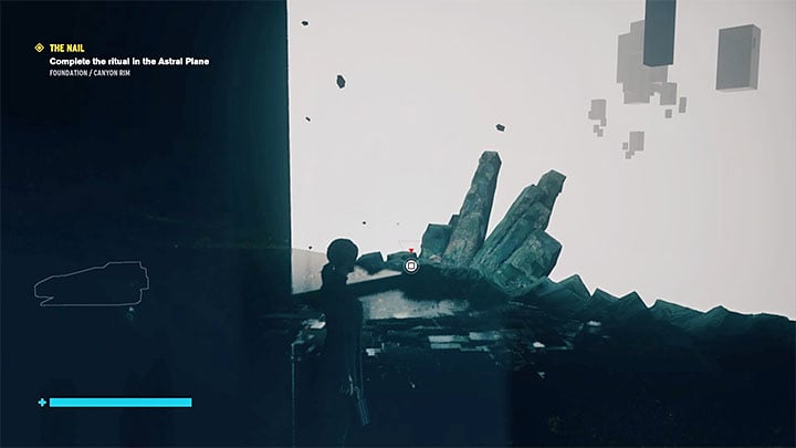 Once again, youll be taken to the location with the globe and the tactics remain unchanged - levitate around the sphere destroying crystals and restore the missing fragments with the help of Shape - Control: The Nail, Canyon Rim and Research Site Gamma - walkthrough - Walkthrough - Control Guide