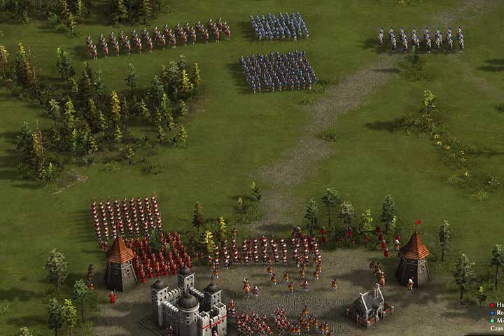 Soon enough, the computer will organize a small army and attack your outpost by the Western bridge - Creation of New Pattern Army | Roundheads versus Cavaliers Campaign - Roundheads versus Cavaliers Campaign - Cossacks 3 Game Guide