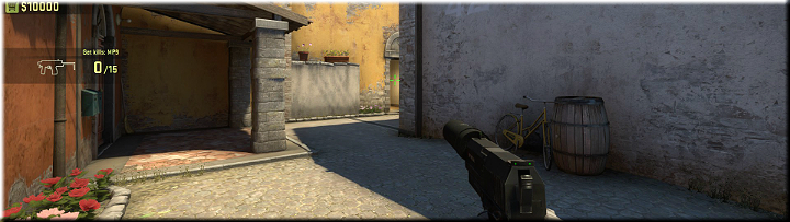 This location offers eyes on the door leading out of the building, as well as the main passageway - Mission 5 Inferno: Scavengers - Missions - CS GO Game Guide