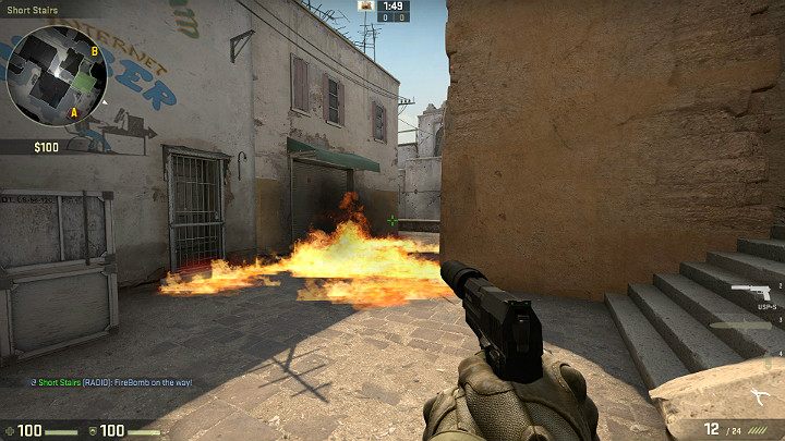 These are grenades, which will cover quite a large area in flames upon impact with the floor - Grenades | Weapon list in CS GO - Weapon List - CS GO Game Guide