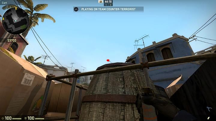This is yet another throw that you can take from behind the aforementioned cover - Mirage | Tournament maps in CS GO - Tournament Maps in Counter Strike: Global Offensive - CS GO Game Guide
