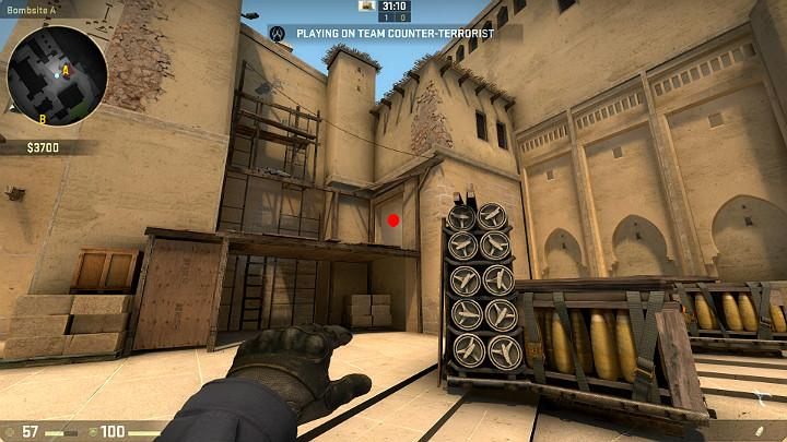 While defending point A, it is a good idea to toss a grenade into the palace - Mirage | Tournament maps in CS GO - Tournament Maps in Counter Strike: Global Offensive - CS GO Game Guide