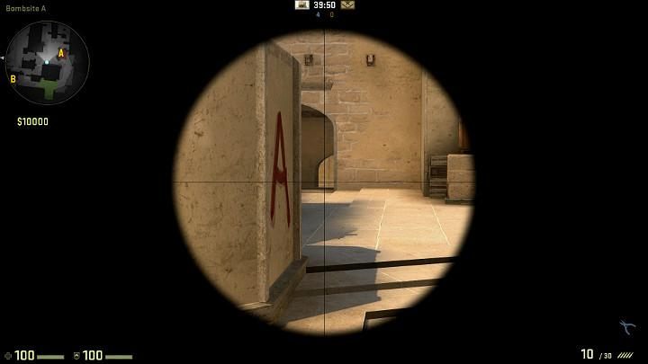 While occupying this vantage point, you can spot a target coming from the direction of the terrorist respawn point - Mirage | Tournament maps in CS GO - Tournament Maps in Counter Strike: Global Offensive - CS GO Game Guide
