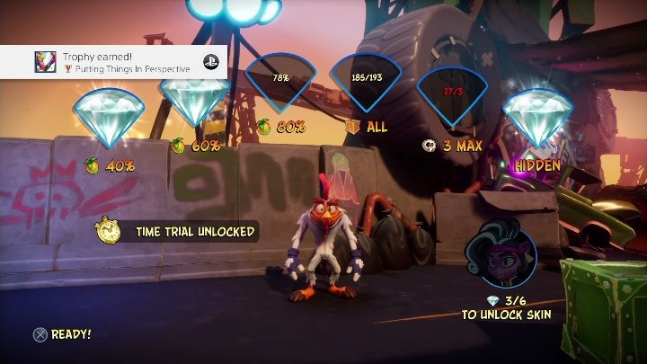 You can get six gems on the Truck Stopped map - Crash 4: Truck Stopped walkthrough - The Hazardous Wasted, 2084 - Crash 4 Guide, Walkthrough