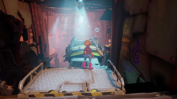 Next is a stage with moving platforms and burners - Crash 4: Truck Stopped walkthrough - The Hazardous Wasted, 2084 - Crash 4 Guide, Walkthrough