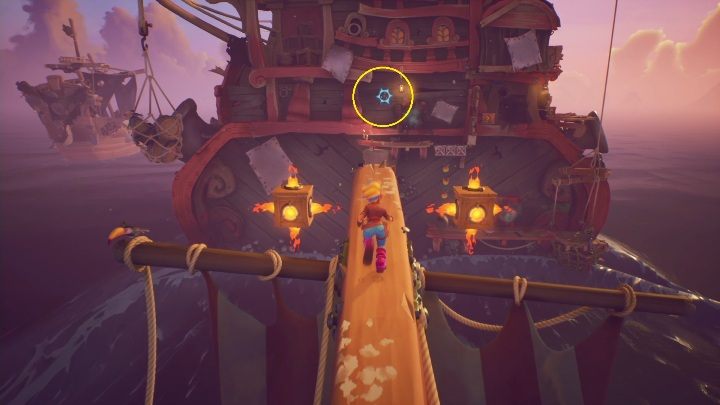 Going forward, you have to use the hook to move - Crash 4: Hook, Line and Sinker walkthrough - Salty Wharf, 1717 - Crash 4 Guide, Walkthrough