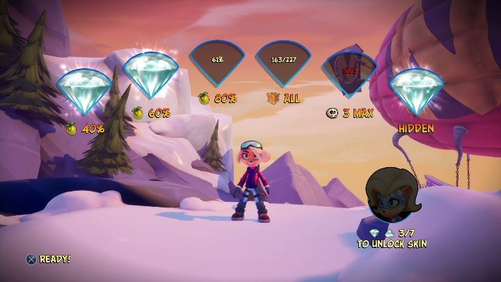You can get 6 gems on Bears Repeating - Crash 4: Bears Repeating walkthrough - The 11th Dimension - Crash 4 Guide, Walkthrough