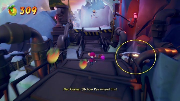 You can enter the bonus level right before jumping on the bear - Crash 4: Bears Repeating walkthrough - The 11th Dimension - Crash 4 Guide, Walkthrough