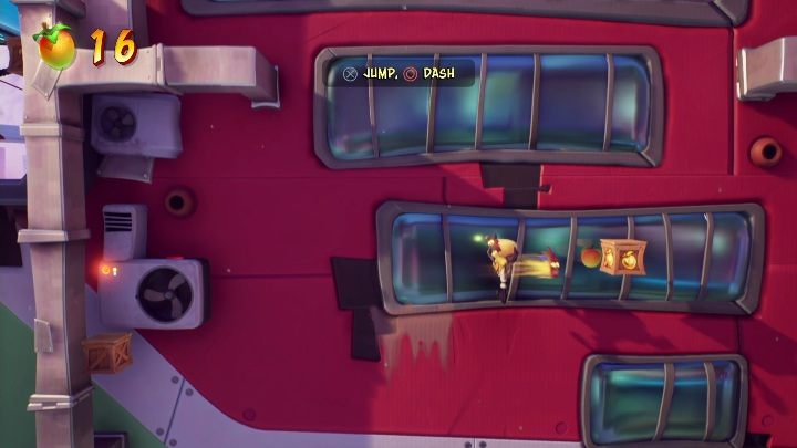 Continued is a short, typically platform-like sequence - Crash 4: The Crate Escape walkthrough - The Sn@xx Dimension, 3023 - Crash 4 Guide, Walkthrough