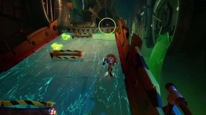 You'll get the tape at the end of the map - Crash 4: Nitro Processing walkthrough - Cortex Island - Crash 4 Guide, Walkthrough