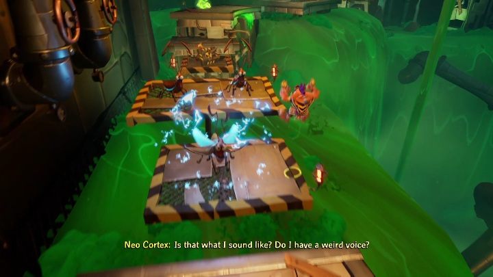 The next sequence is very unpleasant - Crash 4: Nitro Processing walkthrough - Cortex Island - Crash 4 Guide, Walkthrough