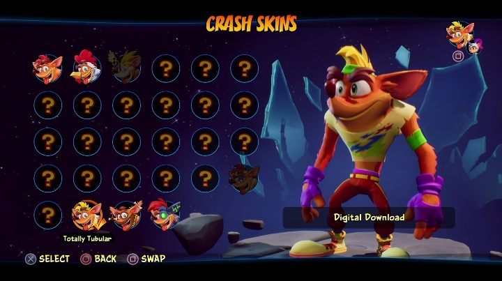 How to unlock: download the digital version - Crash 4: Crash skins - how to unlock? - Heroes skins - Crash 4 Guide, Walkthrough