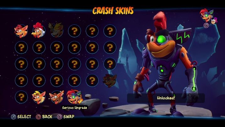 How to unlock: available from the beginning of the game - Crash 4: Crash skins - how to unlock? - Heroes skins - Crash 4 Guide, Walkthrough