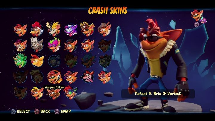 How to unlock: beat N - Crash 4: Crash skins - how to unlock? - Heroes skins - Crash 4 Guide, Walkthrough