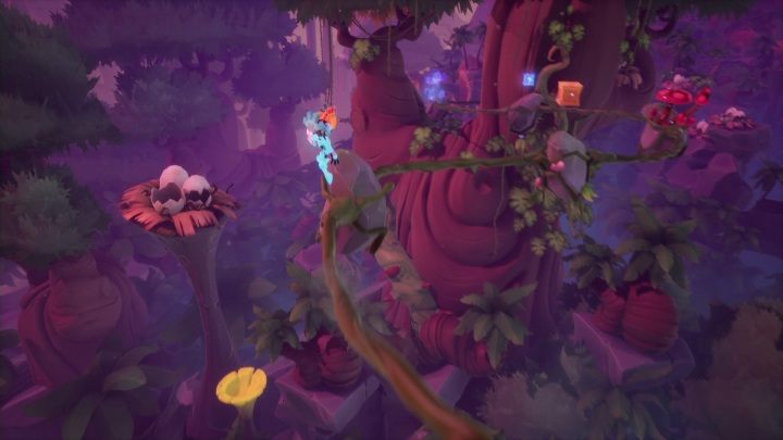 The next task is to slide down a liana - Crash 4: Dino Dash - demo walkthrough - Demo walkthrough - Crash 4 Guide, Walkthrough