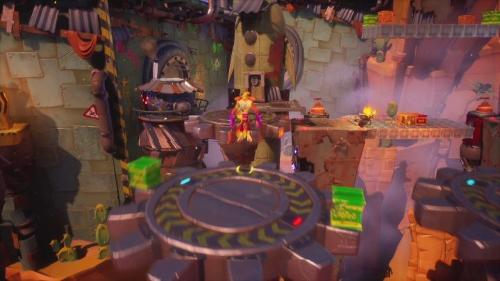 Your job is to jump over gears that way, so you don't lose your life - Crash 4: Red Gem - where to find, location of the diamond - Special Gems - Crash 4 Guide, Walkthrough