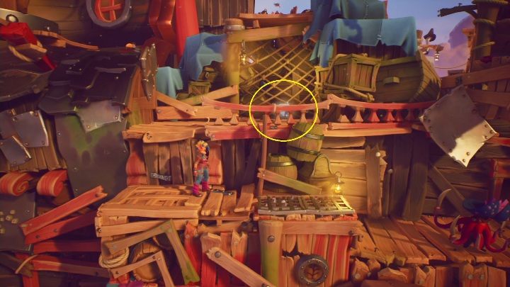 The hidden gem is on the elevation, near the mast - Crash 4: All Hidden Gems - list, location - Secrets - Crash 4 Guide, Walkthrough