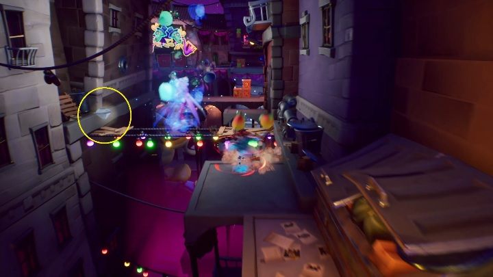 The hidden gem is found on a wooden platform just after the bonus level - Crash 4: All Hidden Gems - list, location - Secrets - Crash 4 Guide, Walkthrough