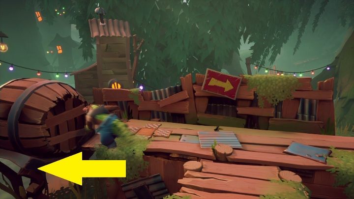 Right after the sequence with a lot of nitro, you have to turn left and jump onto a small platform that is out of sight - Crash 4: All Hidden Gems - list, location - Secrets - Crash 4 Guide, Walkthrough