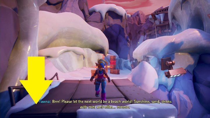 When you jump through the platforms connected to the current, you'll find yourself in the next part of the map - Crash 4: All Hidden Gems - list, location - Secrets - Crash 4 Guide, Walkthrough