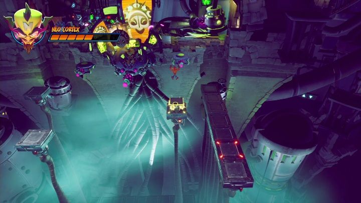 Again, get to your chosen platforms and complete them as you did in the earlier stages - Crash 4: Neo Cortex, final battle - how to beat? - Bosses - Crash 4 Guide, Walkthrough