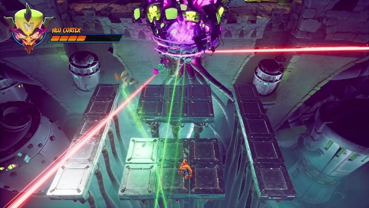 Ultimately, hit all the opponents that appear on the map - Crash 4: Neo Cortex, final battle - how to beat? - Bosses - Crash 4 Guide, Walkthrough