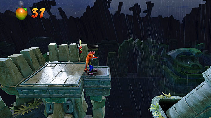 You should be delivered back to the area where youve begun the bonus section - Crash Bandicoot N. Sane Trilogy: Ruination - Crash Bandicoot N. Sane Trilogy: Crash Bandicoot 2 - Alpine Warp Room - Crash Bandicoot N. Sane Trilogy Game Guide