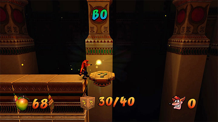 Right past one of the checkpoints, you will encounter a plate with question mark shown in screenshot 1 - Crash Bandicoot N. Sane Trilogy: Bug Lite - Crash Bandicoot N. Sane Trilogy: Crash Bandicoot 3 - Future location - Crash Bandicoot N. Sane Trilogy Game Guide