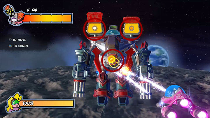 To survive the first phase of the battle, you have to destroy five different elements of the mech - Crash Bandicoot N. Sane Trilogy: Mech Wrecked, Again! - Crash Bandicoot N. Sane Trilogy: Crash Bandicoot 3 Warped trophies - Crash Bandicoot N. Sane Trilogy Game Guide