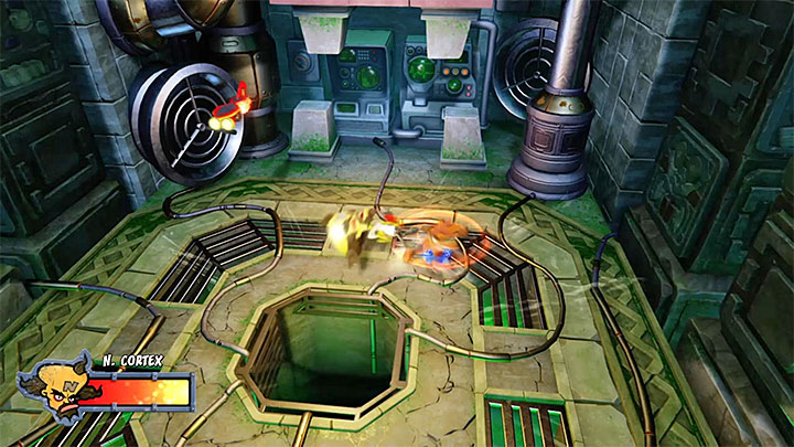 Mine attacks weaken Cortex, which you can tell by the force field that he loses (shown in screenshot 1) - Crash Bandicoot N. Sane Trilogy: Cortex N. Carcerated - Crash Bandicoot N. Sane Trilogy: Crash Bandicoot 3 Warped trophies - Crash Bandicoot N. Sane Trilogy Game Guide