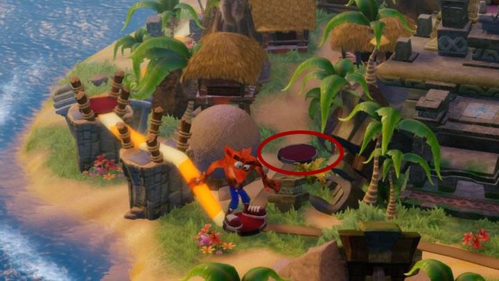 The path leading to this stage was presented in the picture - Crash Bandicoot N. Sane Trilogy: Whole Hog (hidden level) - Crash Bandicoot N. Sane Trilogy: Crash Bandicoot - Wumpa Island - Crash Bandicoot N. Sane Trilogy Game Guide