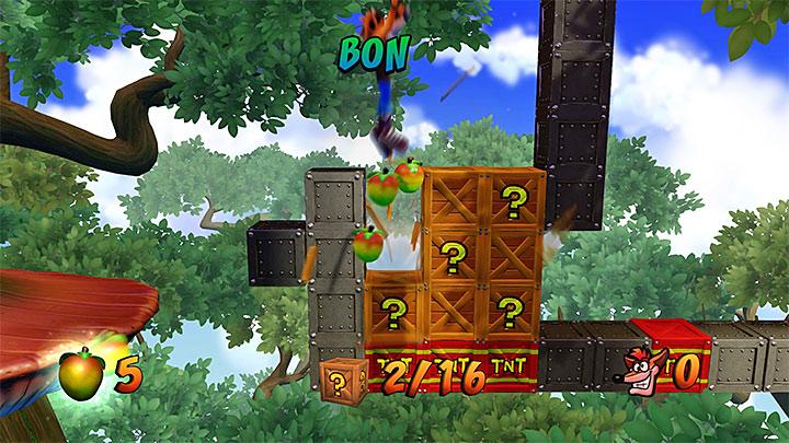 Once you get back to the main stage, go right - Crash Bandicoot N. Sane Trilogy: Sunset Vista - Crash Bandicoot N. Sane Trilogy: Crash Bandicoot - Wumpa Island - Crash Bandicoot N. Sane Trilogy Game Guide