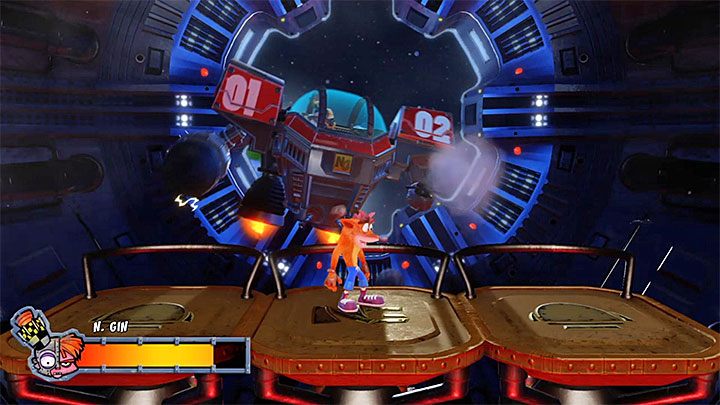 Once youve damaged it enough, one of the mechs cannons is destroyed - Crash Bandicoot N. Sane Trilogy: Mech Wrecked - Crash Bandicoot N. Sane Trilogy: Crash Bandicoot 2 Cortex Strikes Back - Crash Bandicoot N. Sane Trilogy Game Guide